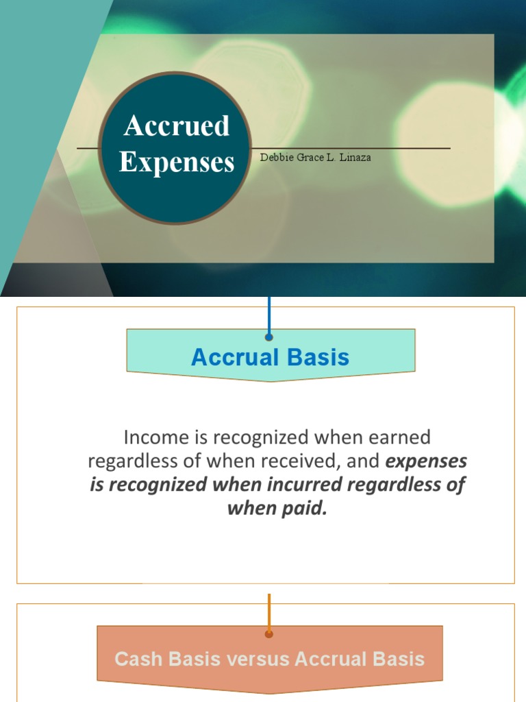 Accrued Expenses Accounting