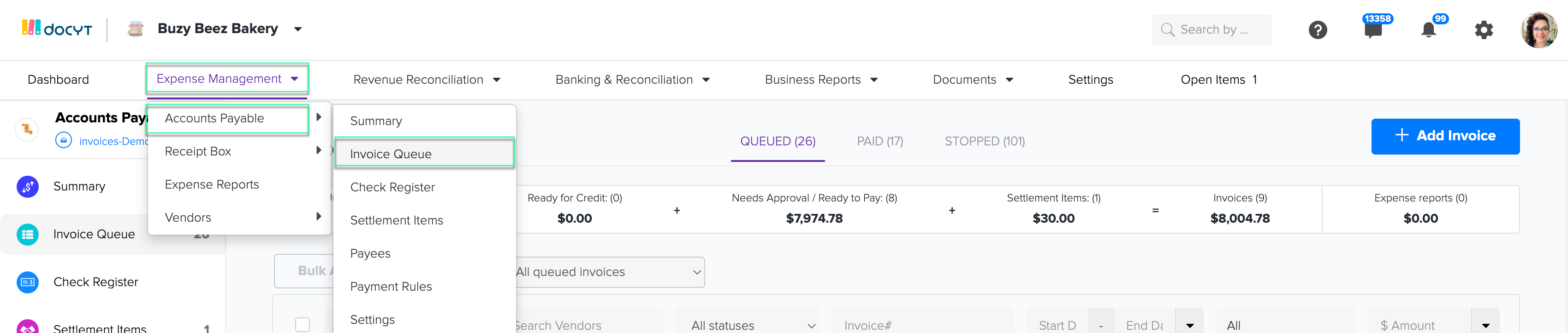 Accruing Expenses
