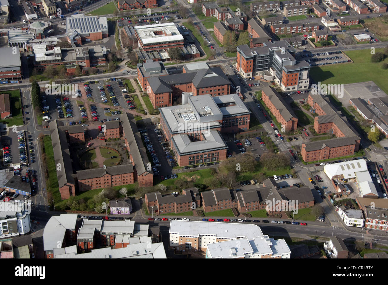 Aerial View Of Uclan The University Of Central Lancashire In Preston Aerial View Of Uclan The University Of Central Lancashire In Preston