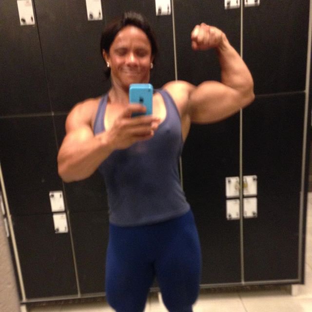C Mk Fbb Laine Costa S Impressive Pec Muscles Are A Testament To Her C Mk Fbb Laine Costa S Impressive Pec Muscles Are A Testament To Her