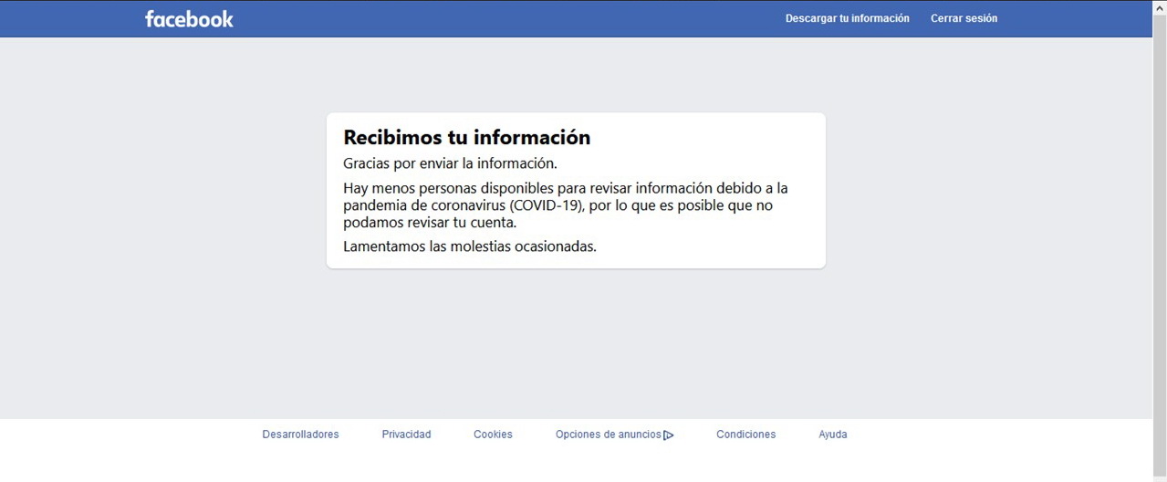 Recupera tu cuenta de Facebook en 3 pasos.