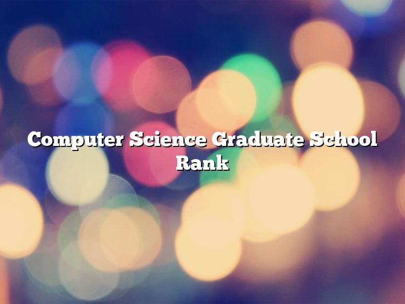 Computer Science Graduate Programmes