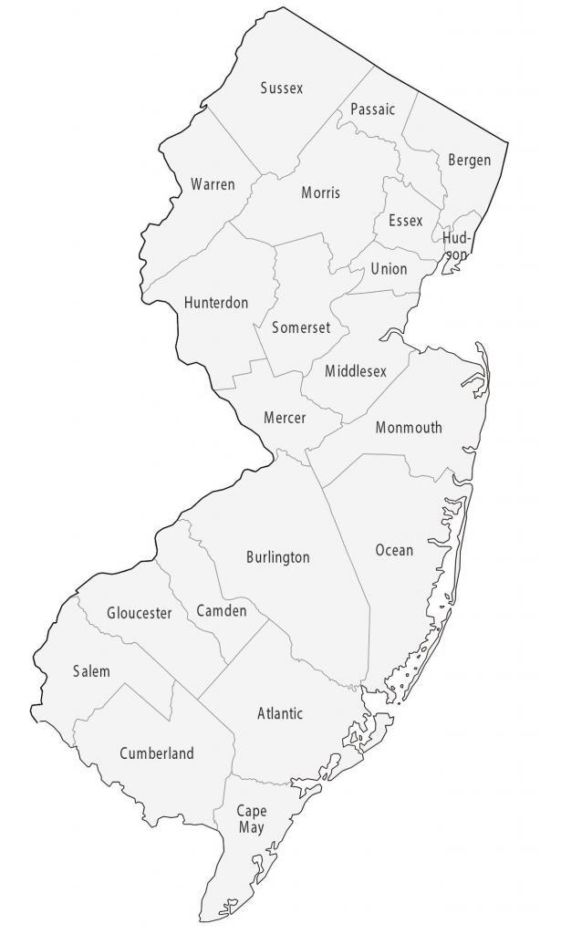 Counties Nj Map