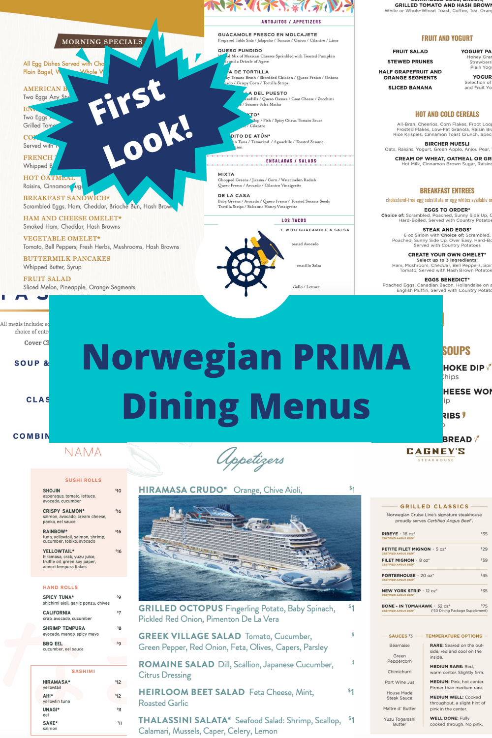 Dining Menu