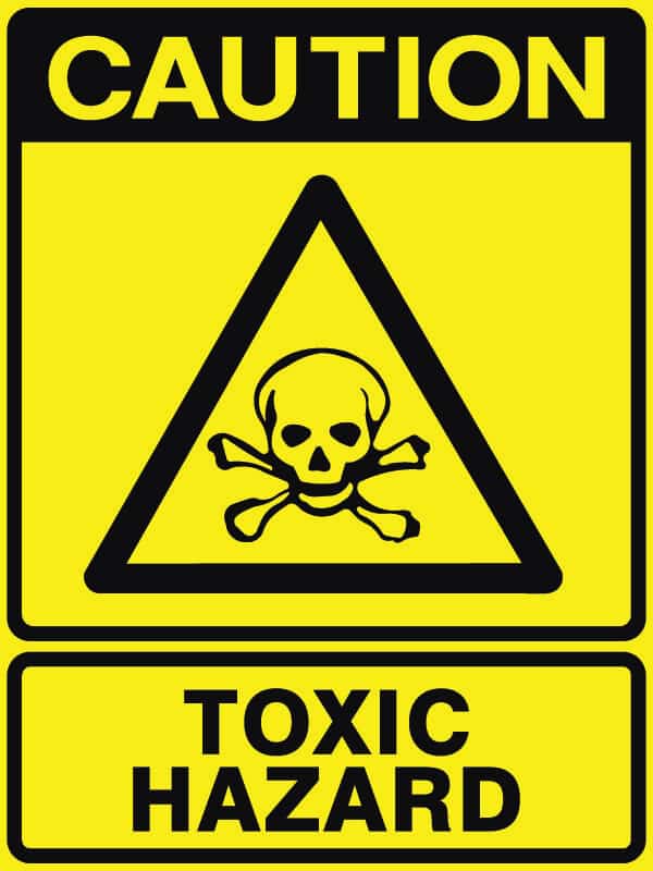 Hazard Sign Toxic Hazard Sign Toxic
