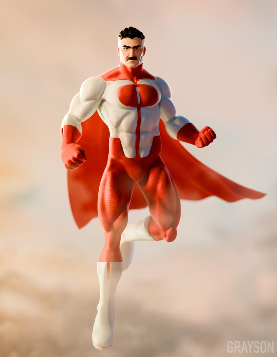 Invincible Omni Man 3D Model Finished Projects Blender Artists Invincible Omni Man 3D Model Finished Projects Blender Artists