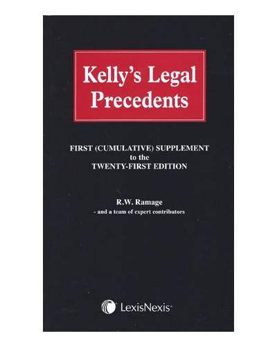 Kelly S Legal Precedents 21St Edition With 1St Cummulative Supplement Kelly S Legal Precedents 21St Edition With 1St Cummulative Supplement