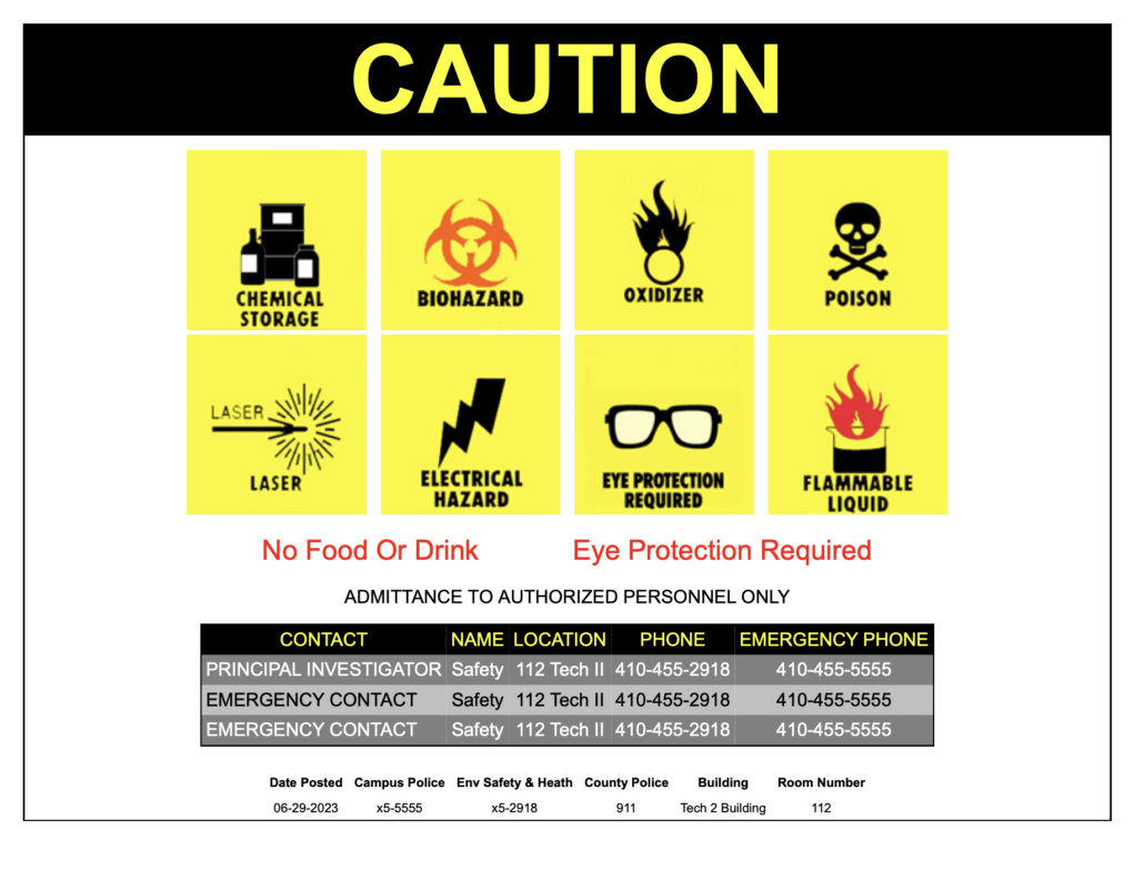 Laboratory Safety