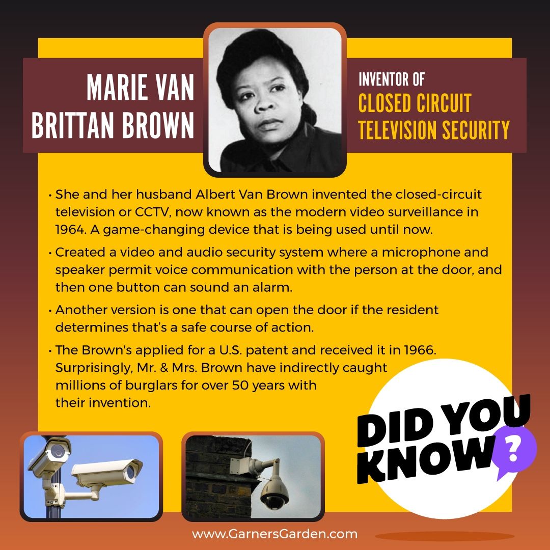 Marie Van Brittan Brown Accomplishments