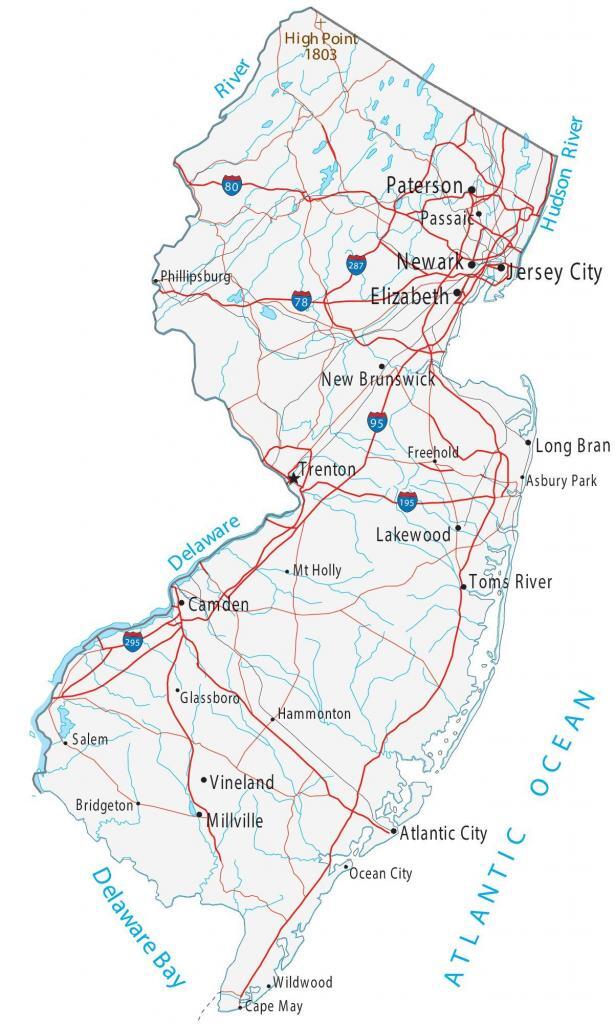 New New Jersey Map