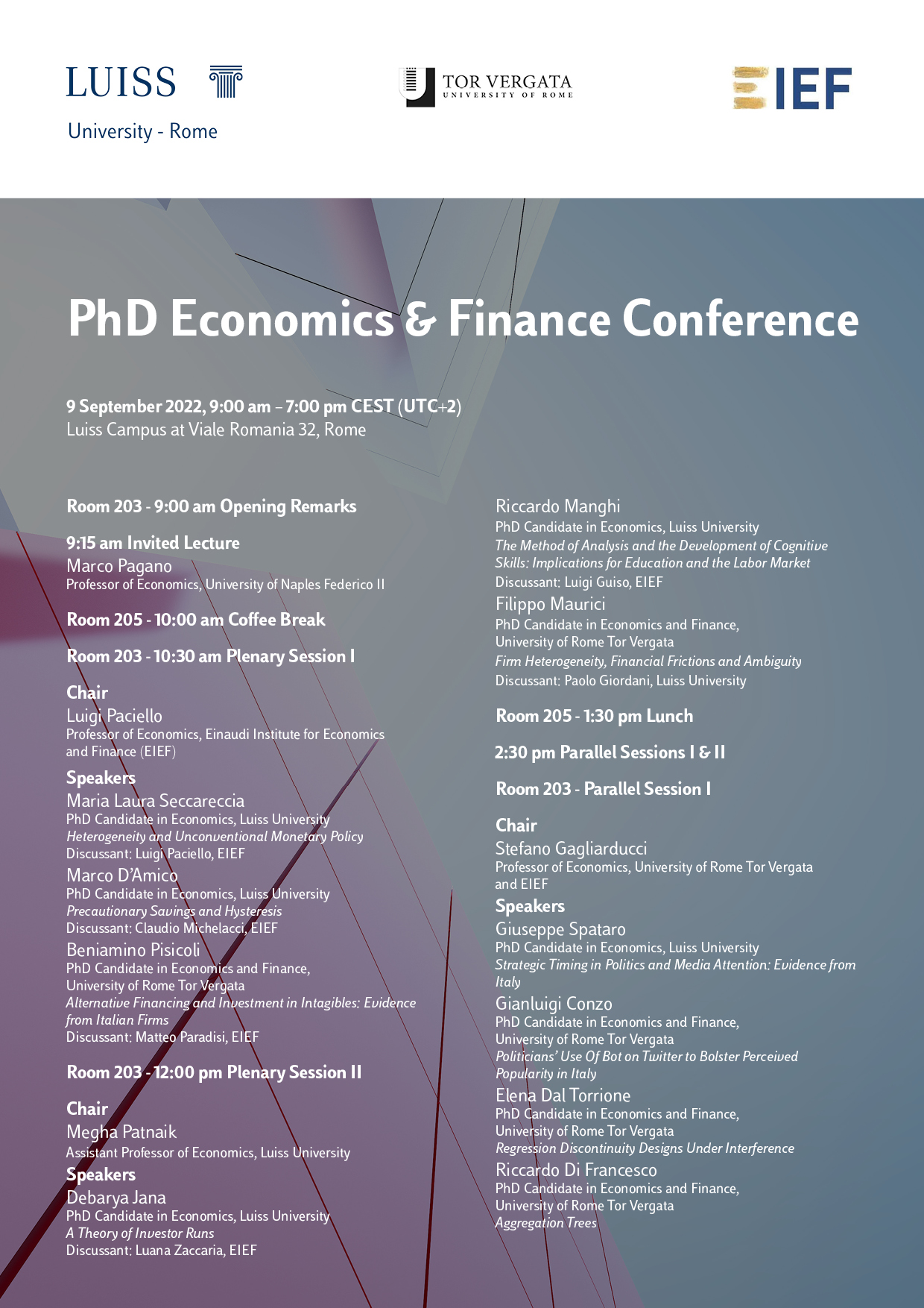 Phd Economics